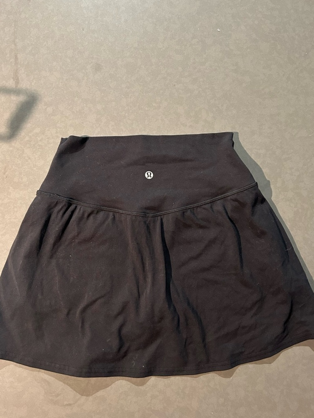 lululemon athletica Black Circle Skirt with High Waist